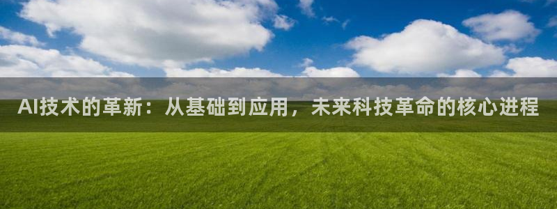 AI技术的革新：从基础到应用，未来科技革命的核心进程